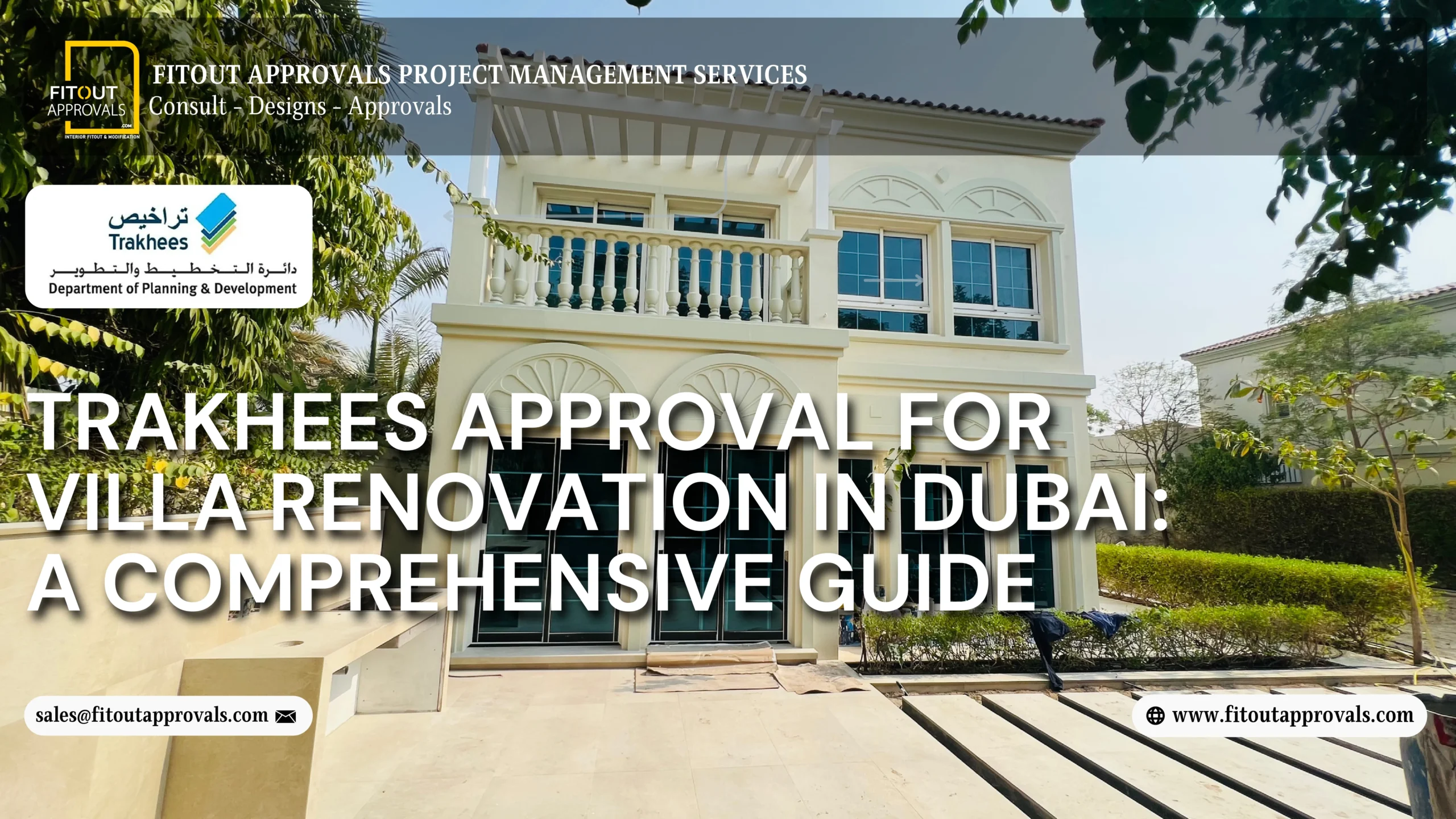 trakhees approval for villa renovation