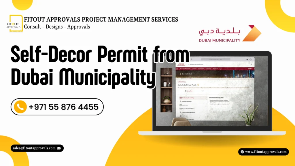 Self-Decor Permit from Dubai Municipality for office interior